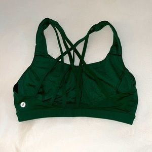 Everglades green lululemon bra